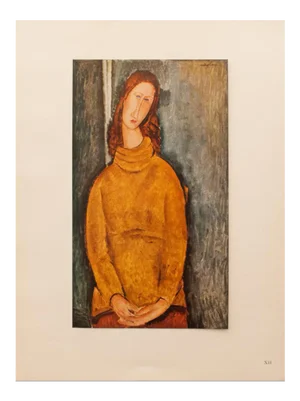 1947 After Amedeo Modigliani "Madame Hébuterne", First Edition Parisian Lithograph