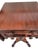 19th Century 19th Century Mahogany Empire Drop Leaf End Table Hand Carved For Sale - Image 5 of 14