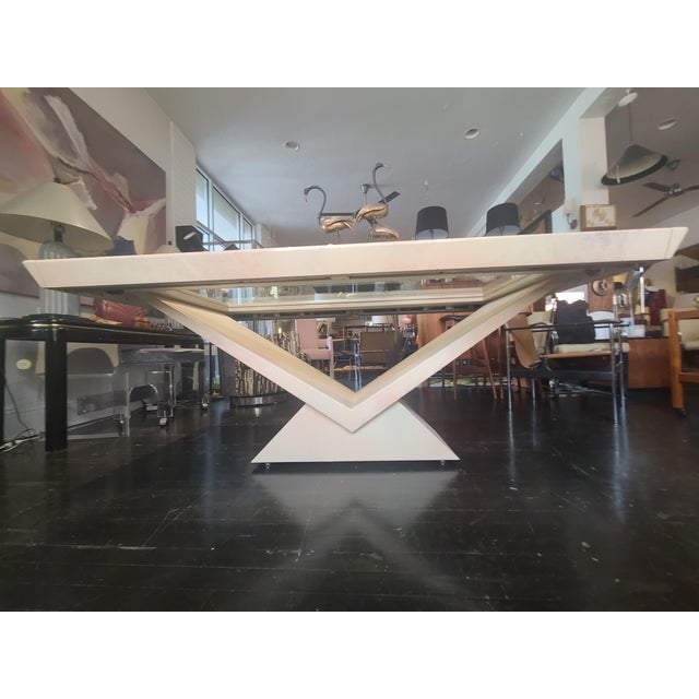 Pennsburg Post Modern Laquered Dining Table For Sale In San Antonio - Image 6 of 12