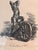 Wood Vintage Mid Century Wood Engraving Cannon Soldier Signed Dan Browne 16.5x14 For Sale - Image 7 of 8