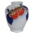 Japanese Fukugawa Vase Porcelain Persimmon Motif Collectible For Sale