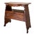 Early 20th Fall Front Door Rustic Console Table With Shelve For Sale