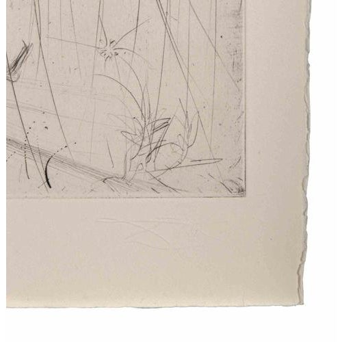 Etching and drypoint realized by Salvador Dalì to illustrate Pierre Ronsard's "Les Amours de Cassandre". Published by...