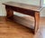 Rustic Antique Farmhouse Pine Bench With Drawers For Sale - Image 4 of 11