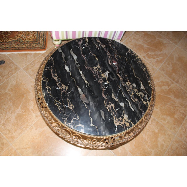 Mid Century/Art Deco Coffee Table after Gilbert Poillerat For Sale - Image 17 of 18