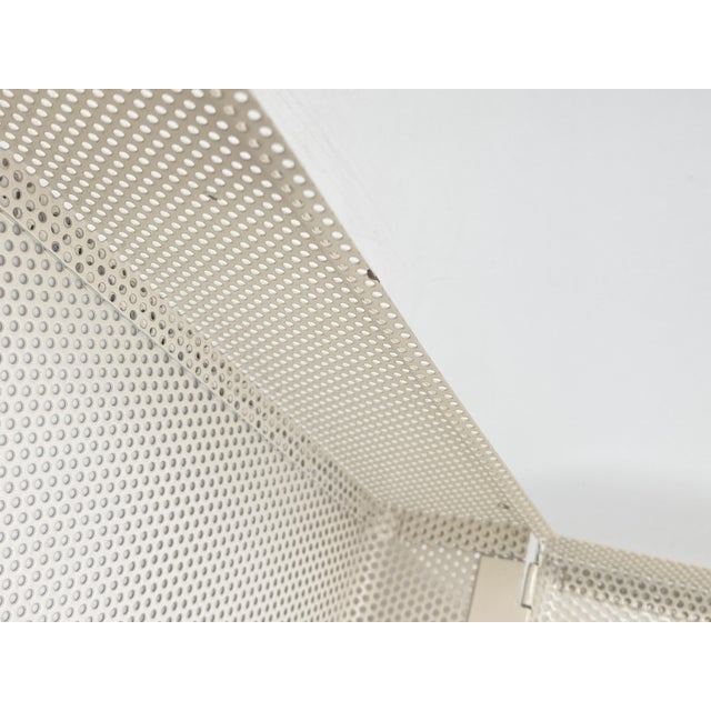 Vintage Italian Briefcase in Perforated Sheet Metal, 1980s For Sale - Image 10 of 18