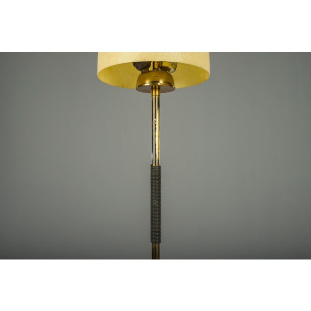 Vintage Floor Filigree Lamp with Fiberglass Shade, Germany, 1950s For Sale - Image 4 of 12