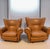 A pair of vintage 1935 Frits Henningsen style wingback armchairs. This pair of vintage 1935 Frits Henningsen-style...