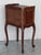 Early 20th Century Pair of Walnut Nightstands Tables with Drawer and Open Shelf For Sale In Miami - Image 6 of 18