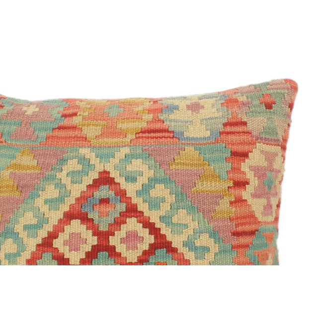 2000 - 2009 Boho Chic Turkish Townsend Hand Woven Kilim Pillow For Sale - Image 5 of 8