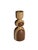 Beech and Cumaru, Bougeoir 2 Candlestick by Romain des Bois Dimensions: D 10 x H 27 cm. Materials: Beech and Cumaru.