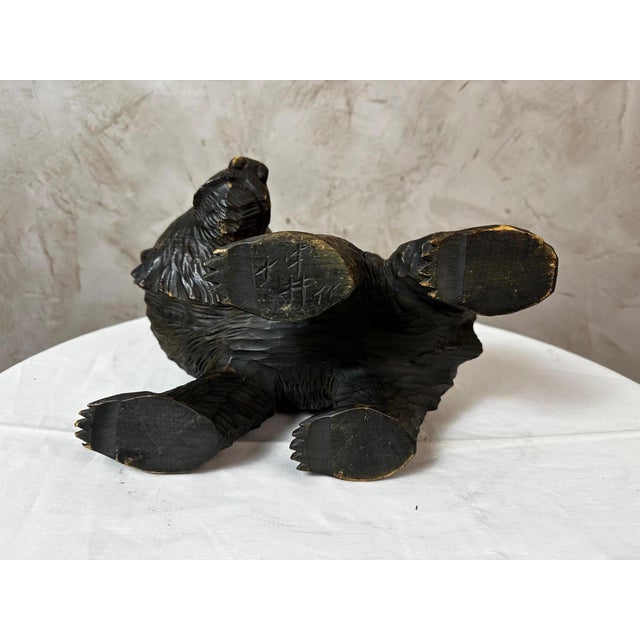 Wood Japanese Wooden Bear, 1960 For Sale - Image 7 of 10