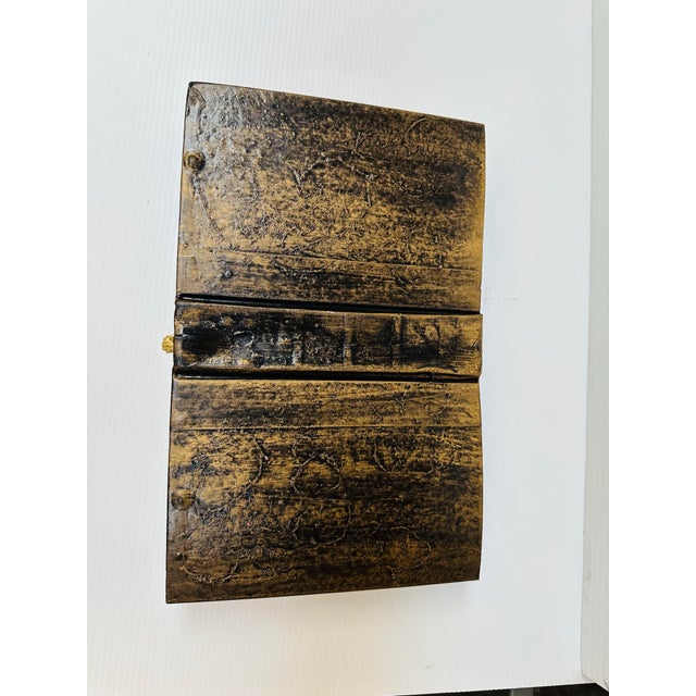 Textile “Footprints in the Sand” Sculptural Book Wall Art – Religious Inspirational Decor For Sale - Image 7 of 7