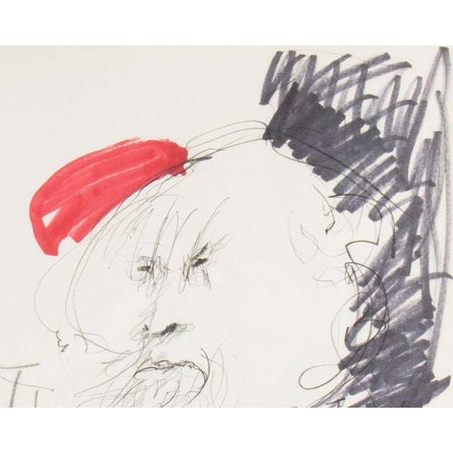 Abstract Abstract Mixed Media Portrait Drawing by James L. Bruch For Sale - Image 3 of 8