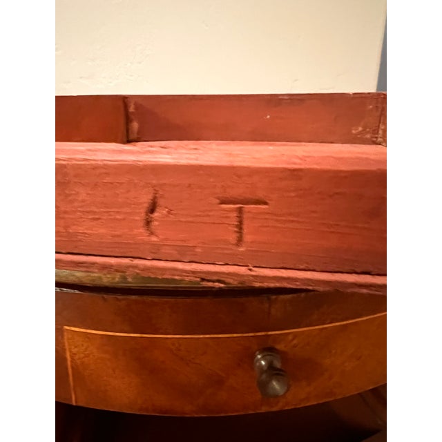 Late 19th Century Two French Nightstands Demilune Half Moon Rococo Period- Louis XV For Sale - Image 12 of 18