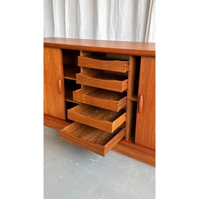 Mid-Century Modern Scandinavian Teak Sideboard from Dyrlund, Denmark, 1960s For Sale - Image 14 of 18