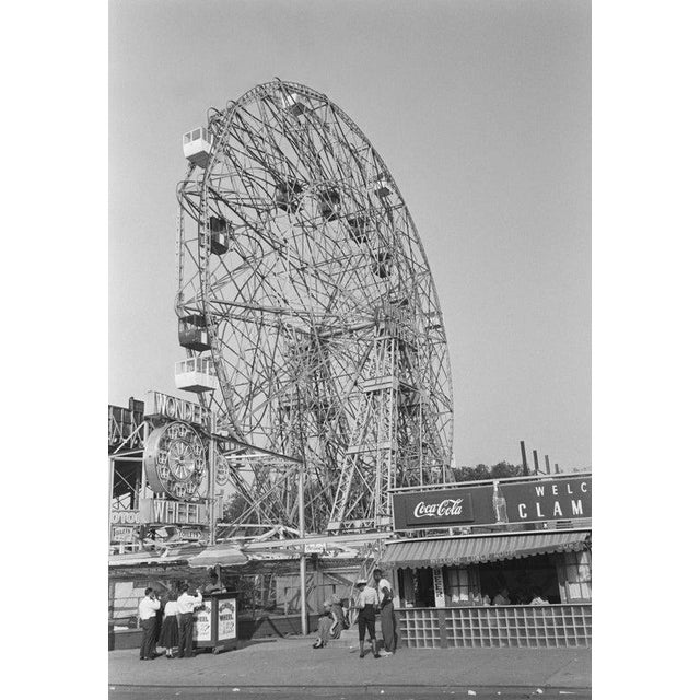 Coney Island Wonder Wheel The Wonder Wheel at the fairground in Coney Island, New York City, circa 1952. (Photo by Bob...