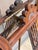 Mid 19th Century American Mahogany and Brass Lyre-Form Duet Stand For Sale - Image 6 of 10