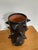 Modern Moroccan Izuran Tadelakt Spiked Black Vase For Sale - Image 4 of 10