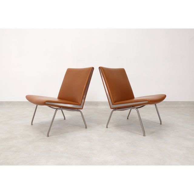 Airport CH401 Lounge Chair by Hans J. Wegner for Carl Hansen & Søn, 2000s For Sale - Image 13 of 14