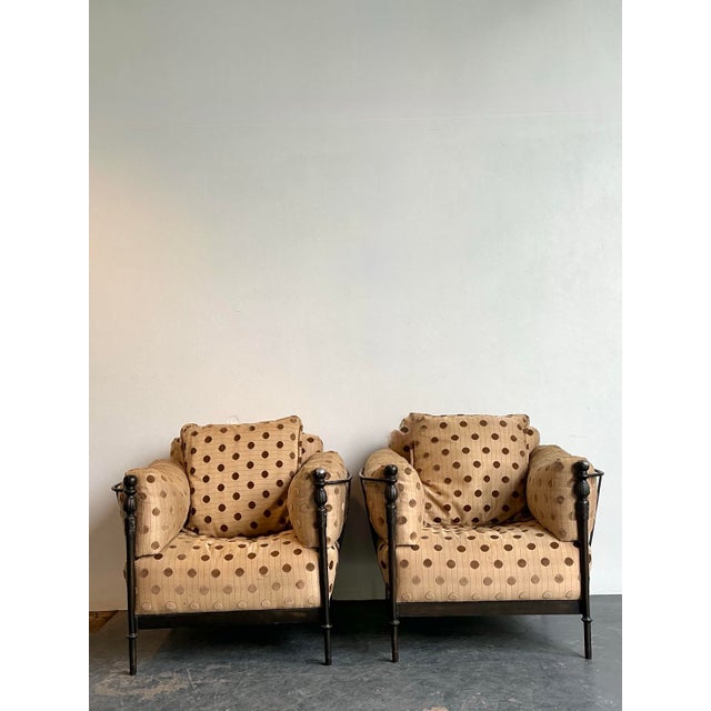 Metal Vintage Michael Taylor “Montecito” Lounge Chairs - A Pair For Sale - Image 7 of 12
