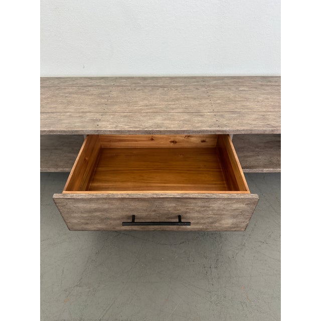 Wood Artisan Modern Low Profile Coffee Table For Sale - Image 7 of 9