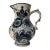 Vintage Royal Goedewaagen Delfts Blown Hand Painted Pitcher For Sale