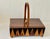 English Antique Early 19th Century English George III Exotic Wood Harlequin Desk Box for Stationery or Sewing Pannier For Sale - Image 3 of 15