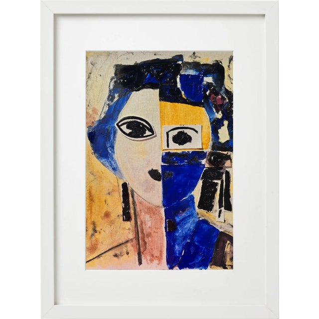 Original Oil Painting 'Portrait of a Woman' by Diane Grant, Unframed For Sale - Image 6 of 6
