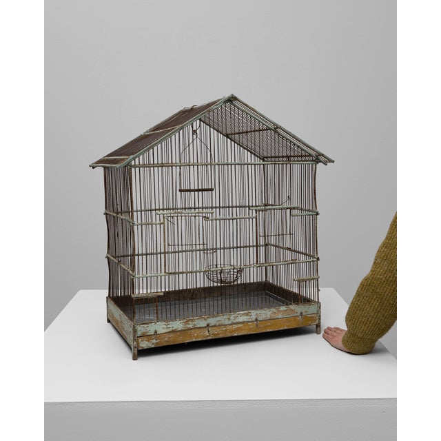 Early 20th Century 20th Century French Metal Bird Cage For Sale - Image 5 of 18