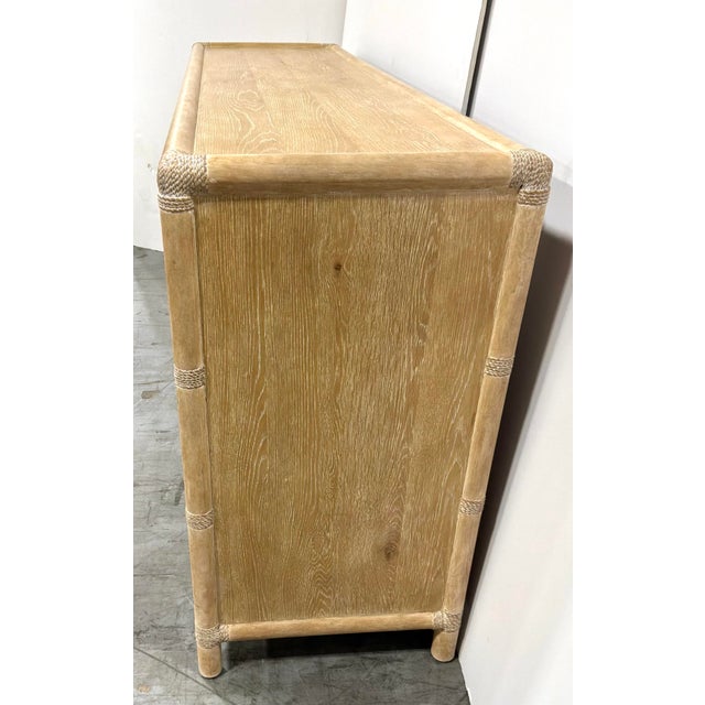 Wood Hooker Modern Pole Rattan Retreat Dresser For Sale - Image 7 of 11