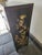 Chinoiserie 1950s Chinoiserie Black Lacquer Mop Chinese Cabinet Hand Painted For Sale - Image 3 of 15