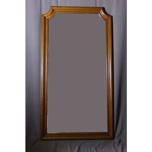 Large Oak Mirror, 1950s For Sale - Image 6 of 6