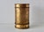 Hollywood Regency Li Puma Italian Style Regency Gilt Metal Paper Wastebasket Mid-Century Hollywood Regency For Sale - Image 3 of 12