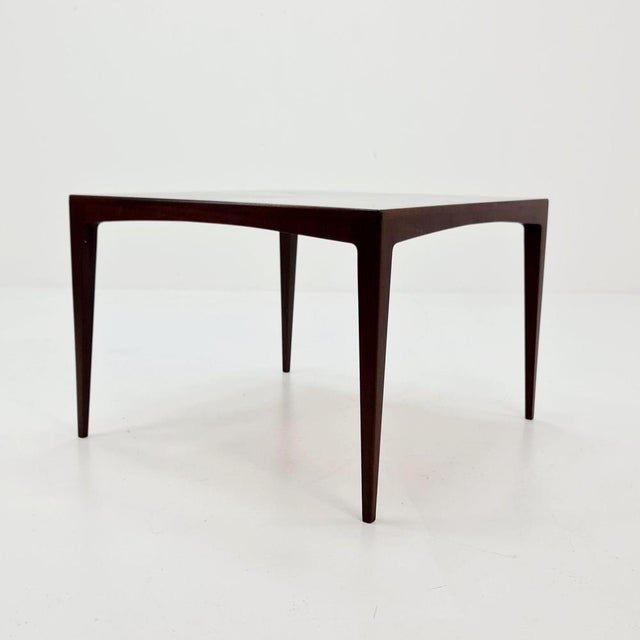 German mahogany coffee table/ side table by wk möbel , 1960s design year: 1960s made in west germany dimensions: : 72 d x...
