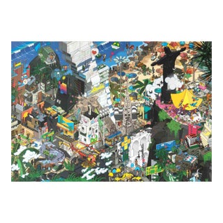 Eboy "Heye Rio" Contemporary Digital Art Poster in Colors For Sale