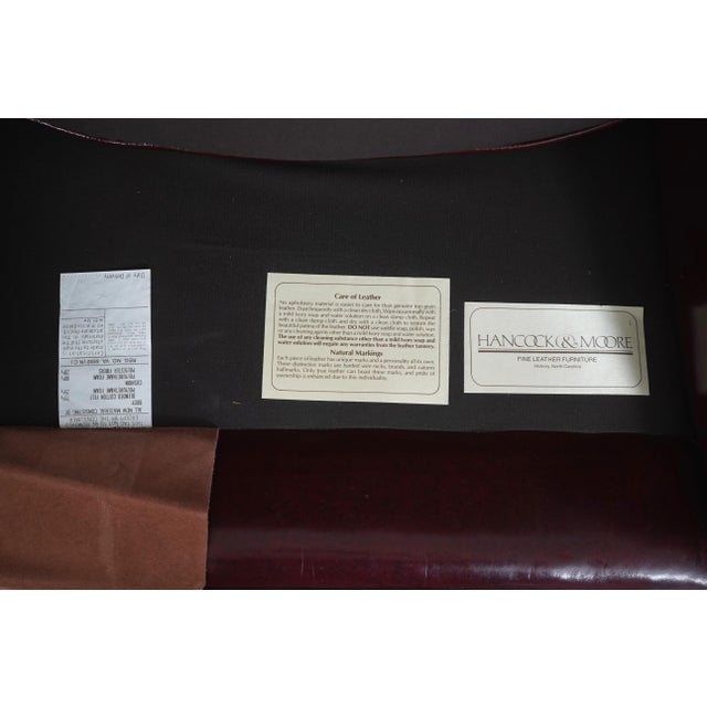 Hancock & Moore Tufted Chair & Ottoman For Sale - Image 18 of 18