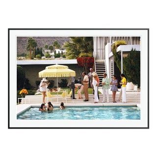 Poolside Party 1970 by Slim Aarons Framed C Print For Sale