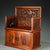 Chinese Vintage Chinese Huali Rosewood Shrine Cabinet | Openwork Carved Altar With Magpie & Plum Motif For Sale - Image 3 of 9