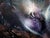 Plastic Ovidiu Kloska, Metaphysical Nocturne in Stardust, Mixed on Canvas For Sale - Image 7 of 13