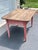 Late 19th Century 19th Century Primitive Red Painted Tavern Table With Drawer For Sale - Image 5 of 12