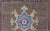 Textile Turkish Oushak Rug With Bold Brown and Vibrant Blue Floral Medallions 2'7"x3'7" For Sale - Image 7 of 10