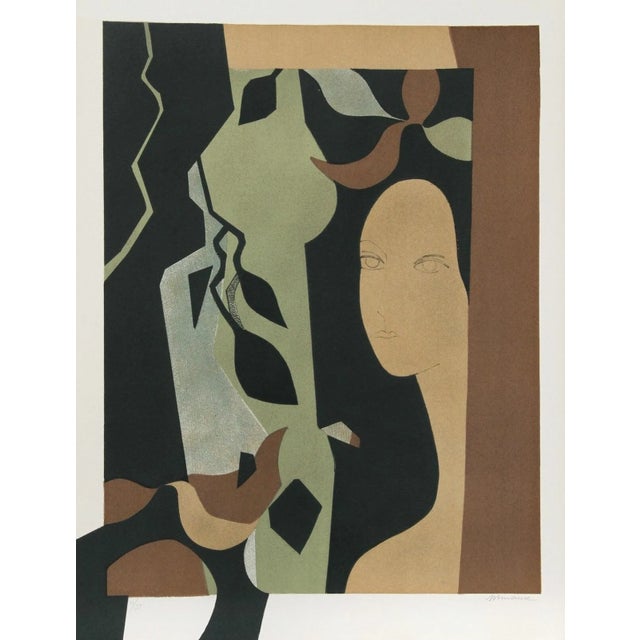1970s Andre Minaux "Helene" Portfolio 10 Lithographs S /N Deluxe Suite 1974 For Sale - Image 5 of 6