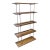Five Pallet Wood Fully Adjustable Shelf Unit For Sale