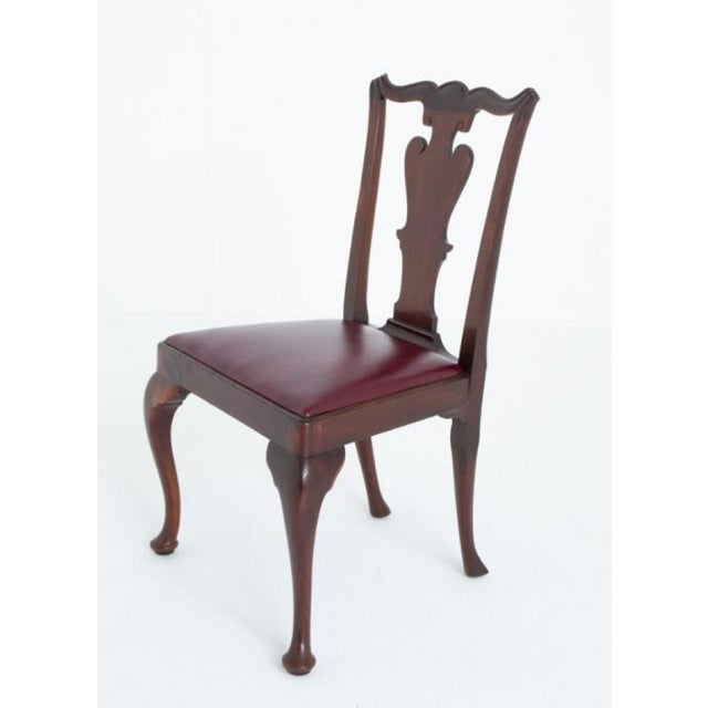 Queen Anne Dining Chairs in Mahogany, 1890s, Set of 8 For Sale - Image 10 of 10