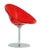 Mid-Century Red Acrylic Glass Swivel Eros Lounge Chair by Philippe Starck for Kartell, Italy, 1990s For Sale