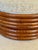 Mid-Century Modern Vintage Restored Stacked Bent Rattan Ottoman or Footstool Manner of Paul Frankl For Sale - Image 3 of 12