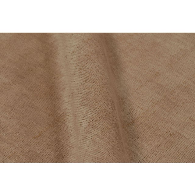 Textile Rug & Kilim’s Oversized Contemporary Textural Rug in Beige-Brown Tones - 13x18 For Sale - Image 7 of 8