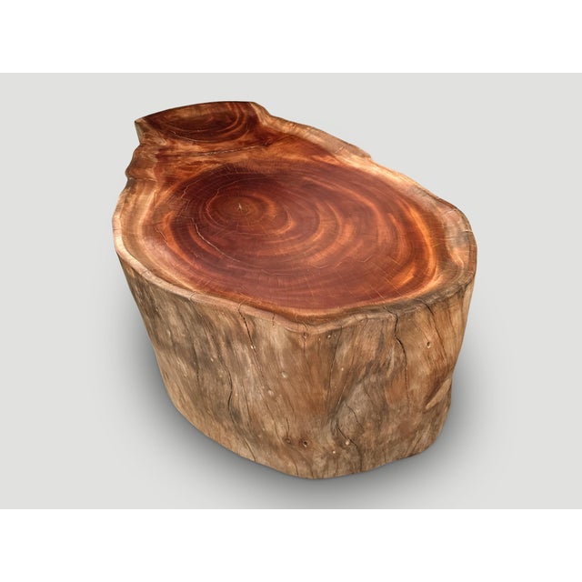 Andrianna Shamaris Mahogany Wood Tray Style Coffee Table For Sale - Image 4 of 18