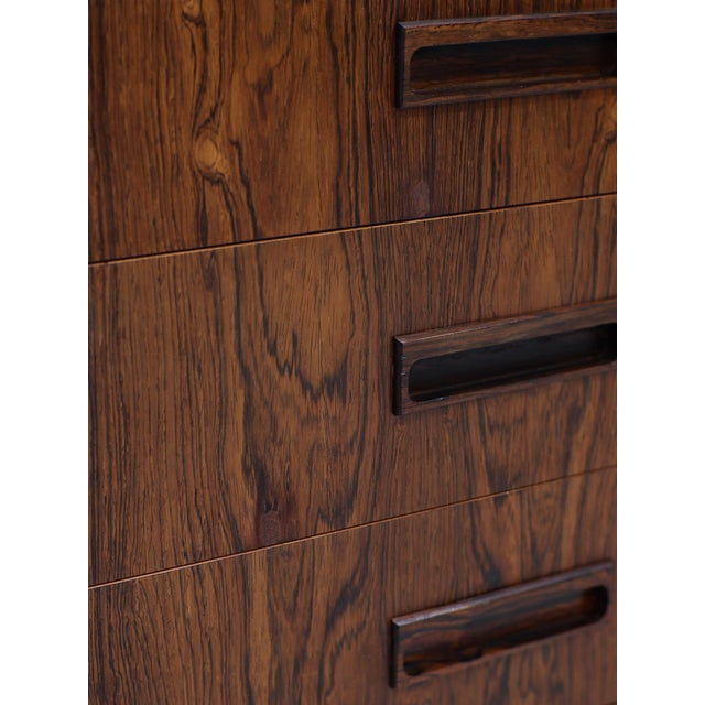 Chest of Drawers in Kingwood by Børge Seindal for P. Westergaard, Denmark, 1960s For Sale - Image 15 of 17